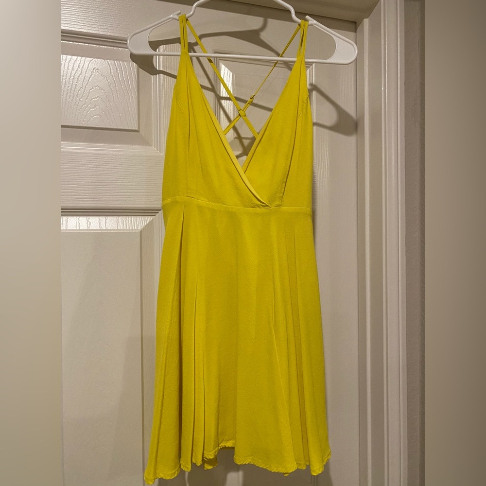 Summer yellow dress